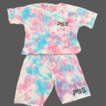 PSE Tie dye outfits Pink and blue