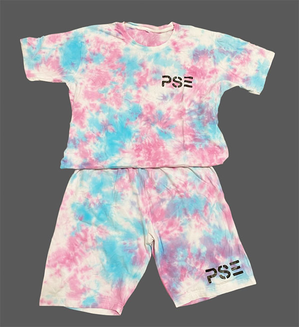 PSE Tie dye outfits Pink and blue